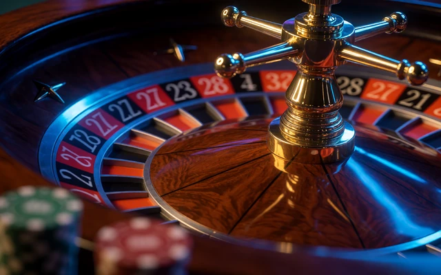 Roulettekessel im Neonlicht - Live Casino mit 180+ Tischen bei 30bet