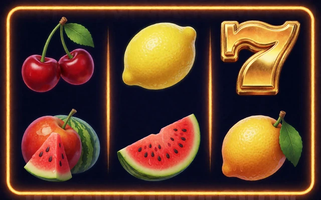 Gl&auml;nzende 3D-Fruchtsymbole und goldene Sieben - klassische Spielautomaten bei 30bet